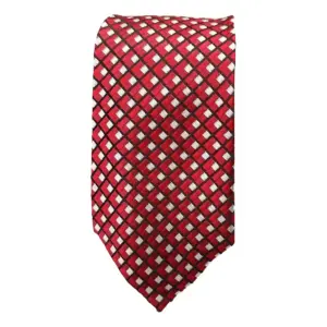 Designer Red Tie Set for Formal Occasions