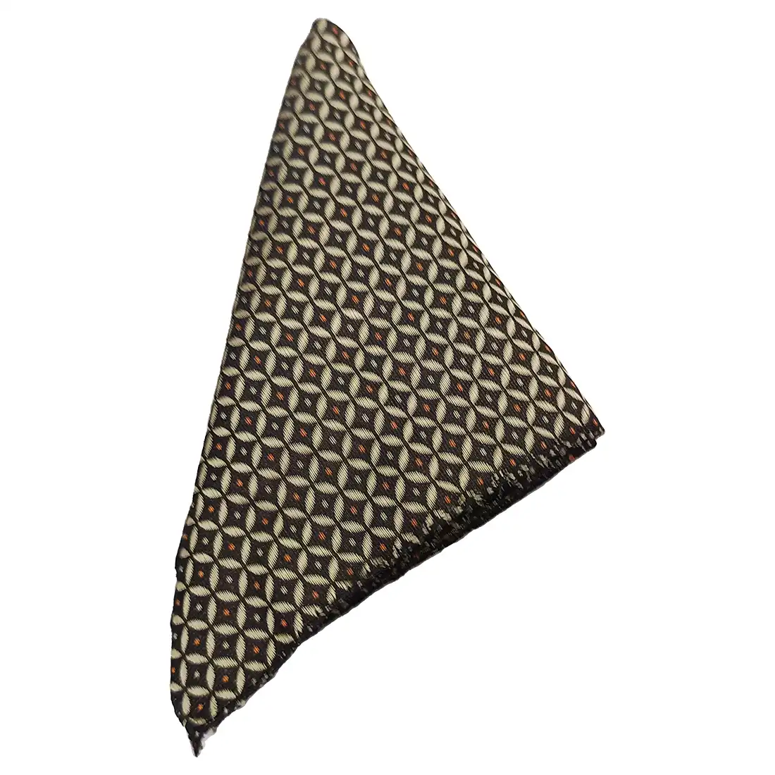 Elegant Brown Tie & Pocket Square Set