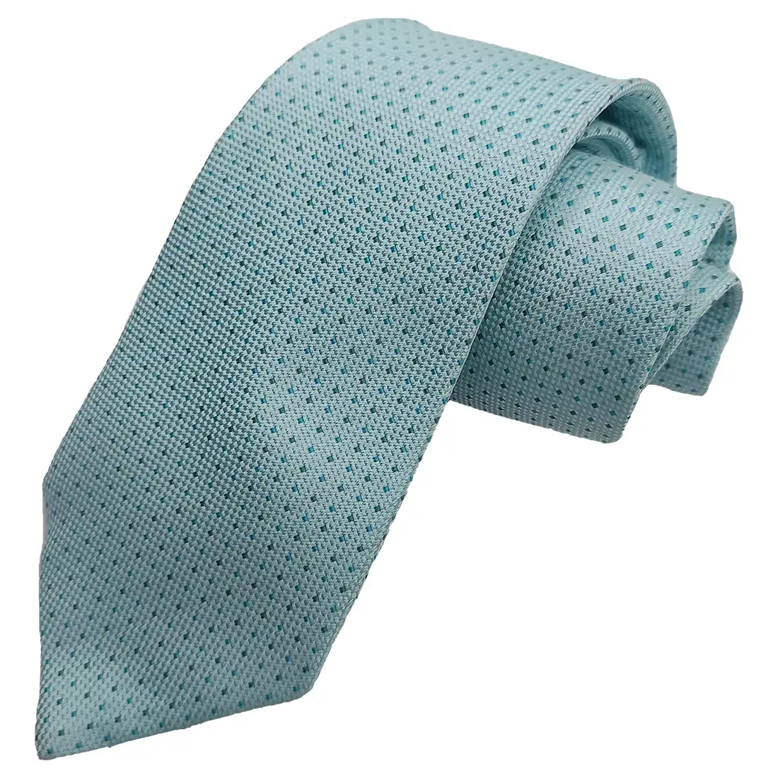 Premium Sky Blue Self Woven Tie